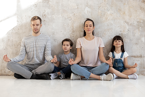 yoga en famille